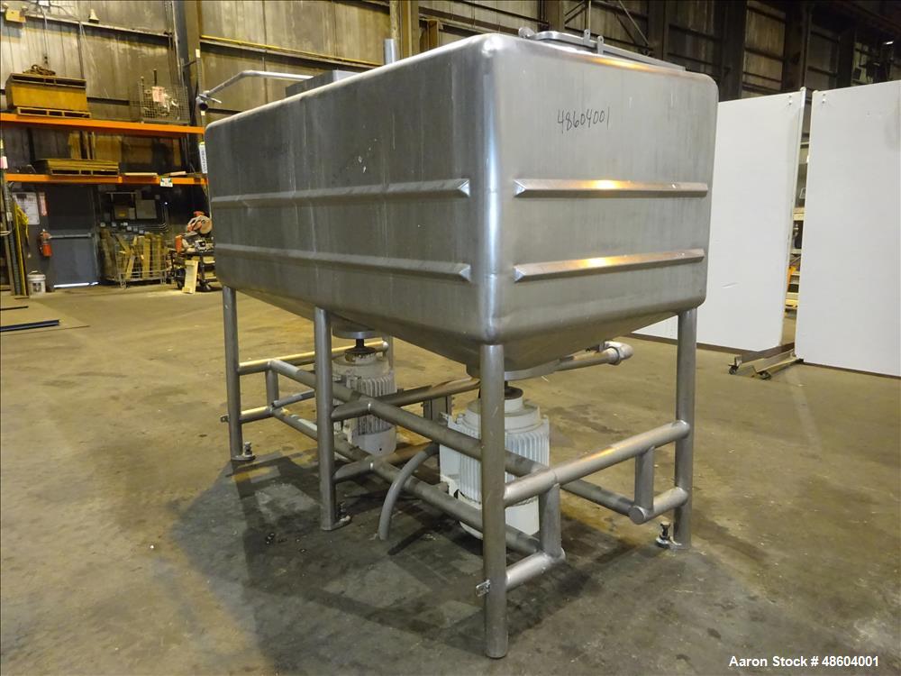 Used- Lanco Dual Impellar Likwifier, Model L-500, Approximately 500 Gallon, Stai
