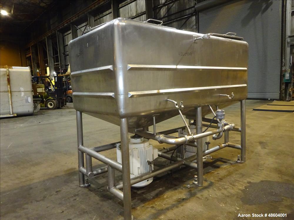 Used- Lanco Dual Impellar Likwifier, Model L-500, Approximately 500 Gallon, Stai