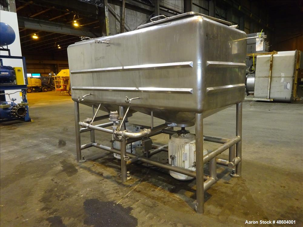 Used- Lanco Dual Impellar Likwifier, Model L-500, Approximately 500 Gallon, Stai