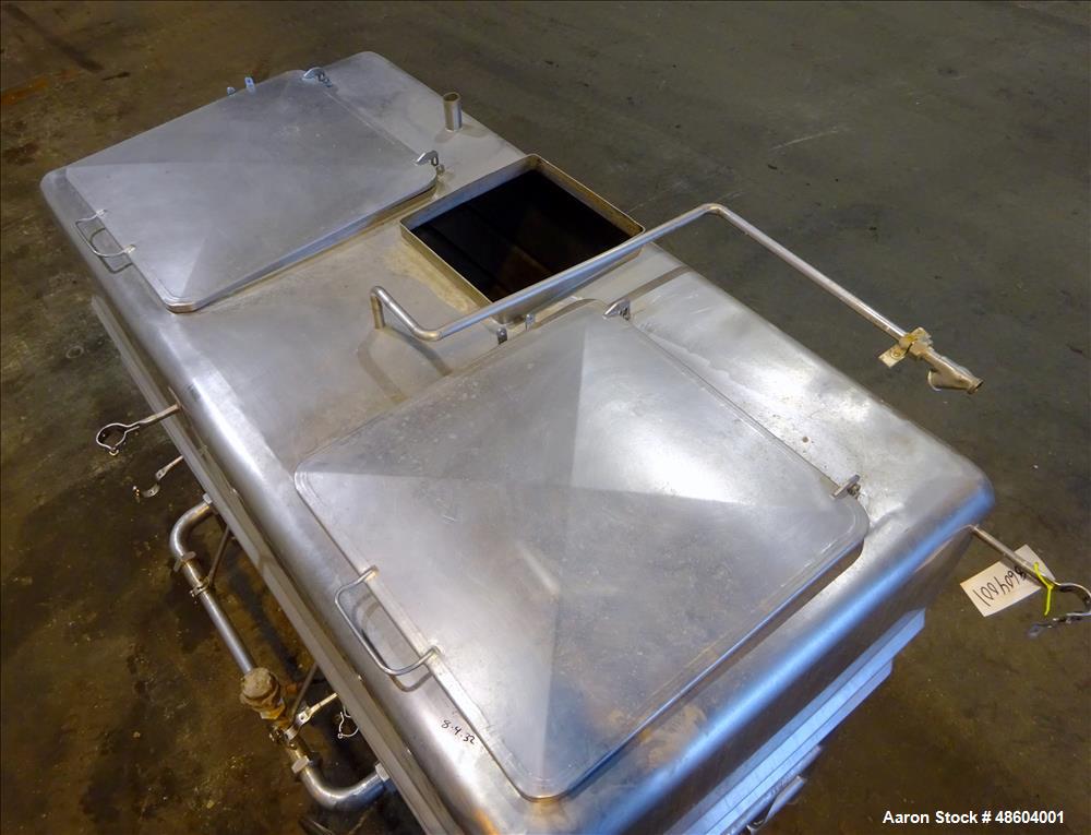 Used Lanco Dual Impellar Likwifier, Model L-500, Approximately 500 Gallon, Stai