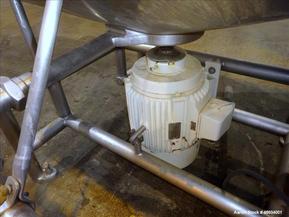 Used Lanco Dual Impellar Likwifier, Model L-500, Approximately 500 Gallon, Stai