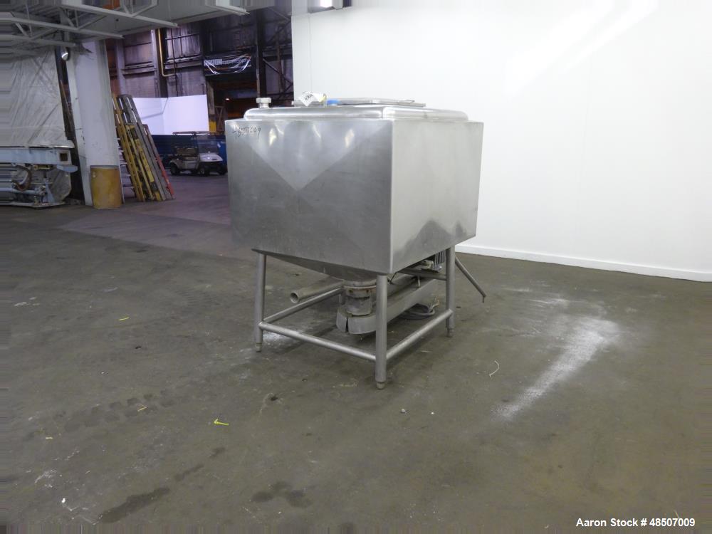 Used Lanco Likwifier, 200 Gallon, Model LD, 304 Stainless Steel.