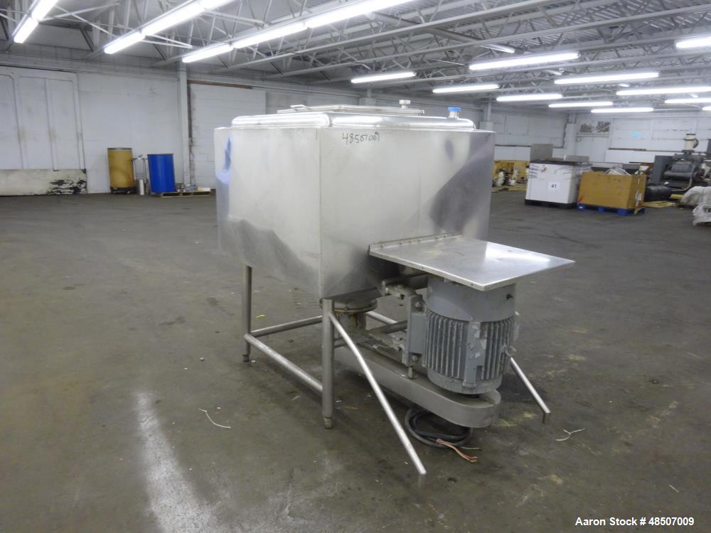 Used Lanco Likwifier, 200 Gallon, Model LD, 304 Stainless Steel.