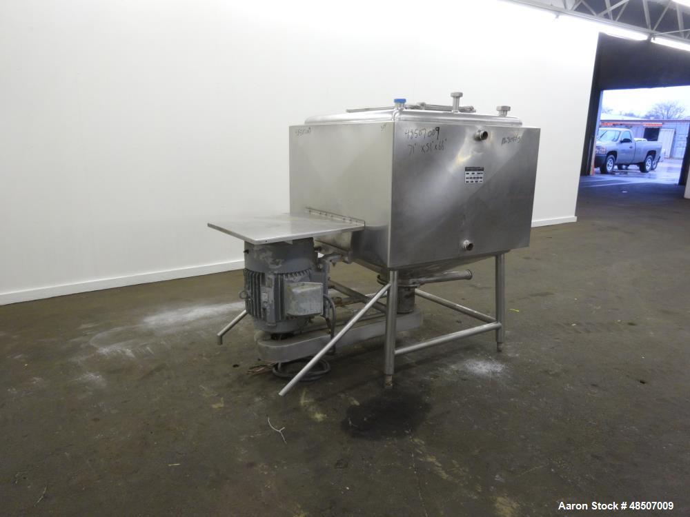 Used Lanco Likwifier, 200 Gallon, Model LD, 304 Stainless Steel.