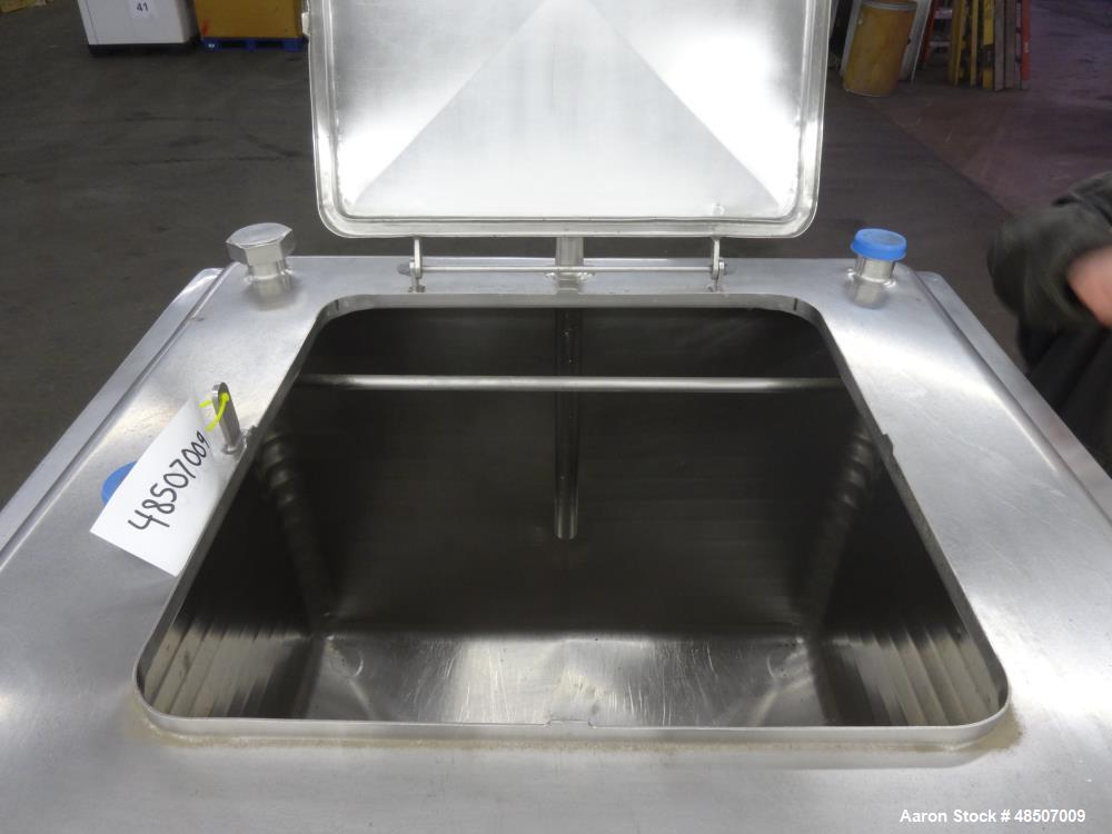 Used Lanco Likwifier, 200 Gallon, Model LD, 304 Stainless Steel.