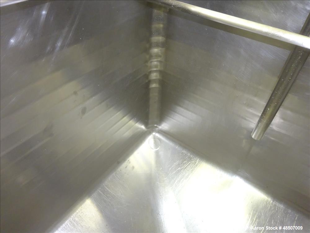 Used Lanco Likwifier, 200 Gallon, Model LD, 304 Stainless Steel.