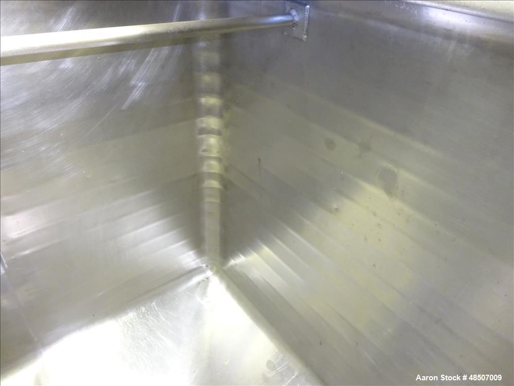 Used Lanco Likwifier, 200 Gallon, Model LD, 304 Stainless Steel.