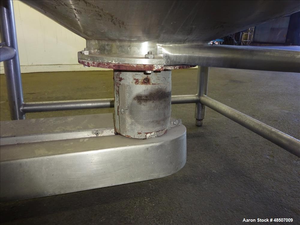 Used Lanco Likwifier, 200 Gallon, Model LD, 304 Stainless Steel.