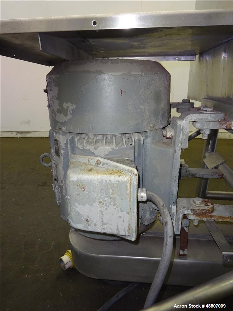 Used Lanco Likwifier, 200 Gallon, Model LD, 304 Stainless Steel.