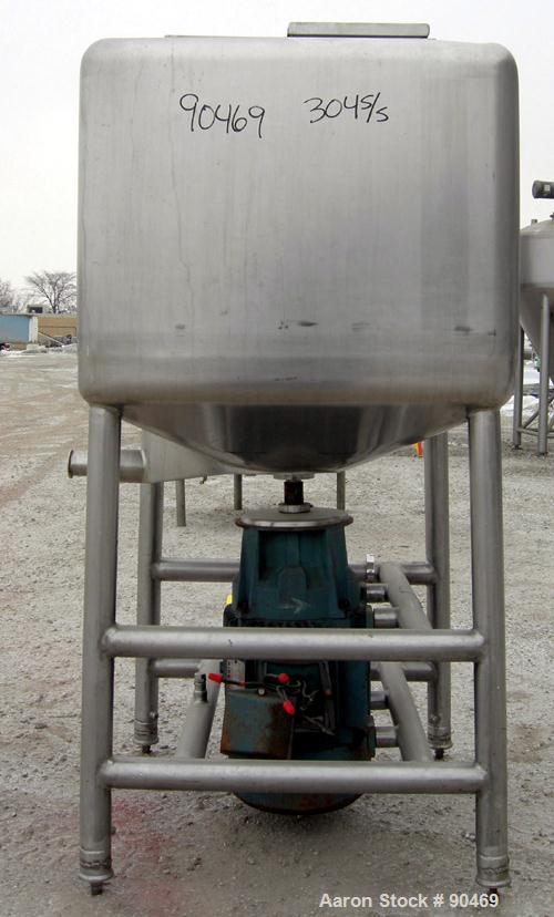USED- Norman Machinery Co Likwifier, Model DH-100, 100 Gallon Capacity, 304 Stainless Steel. Non-jacketed chamber 32" wide x...