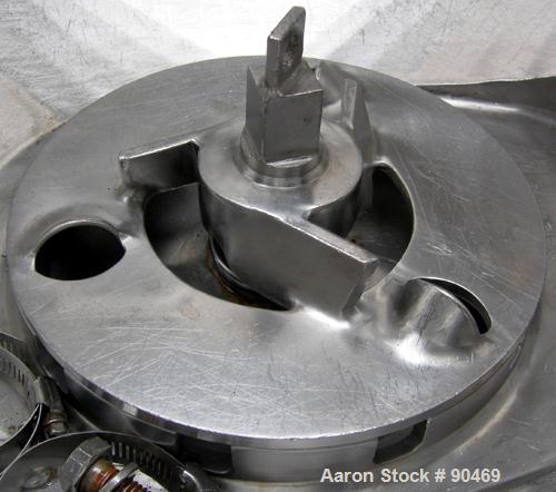 Used Norman Machinery Co Likwifier, Model DH-100, 100 Gallon Capacity, 304 Stainless Steel. Non-jacketed chamber 32" wide x 32" long x 26" deep x coned bottom. Openings: top 20" x 20" with cover; 2" ...