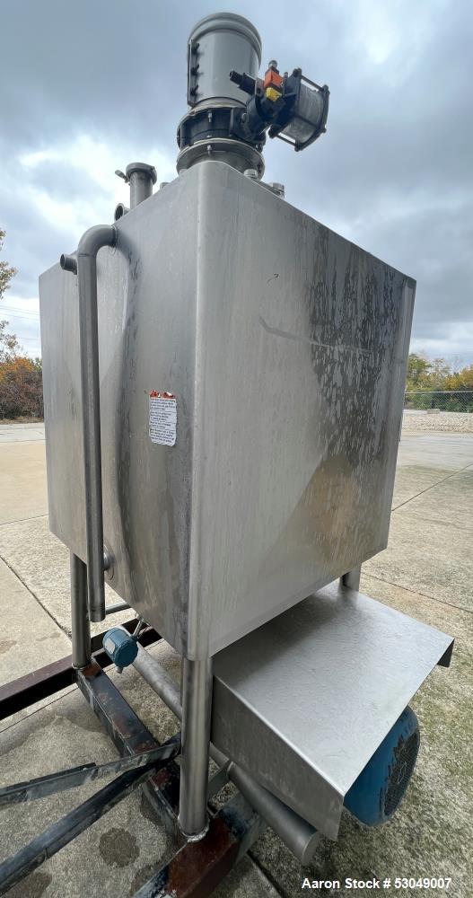 Walker Stainless 300 Gallon Jacketed Likwifier, Model Liquiverter