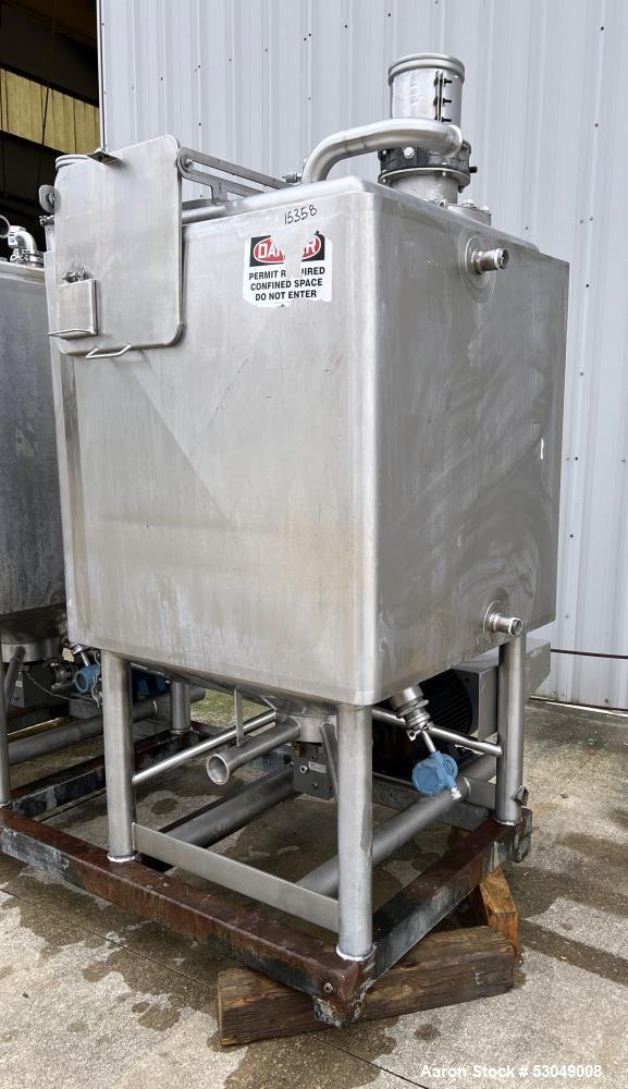 Walker Stainless Model Liquiverter 300 Gallon Jacketed Stainless Steel Likwifier