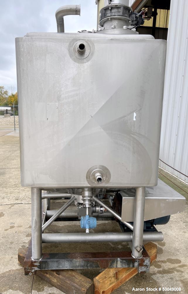 Walker Stainless Model Liquiverter 300 Gallon Jacketed Stainless Steel Likwifier