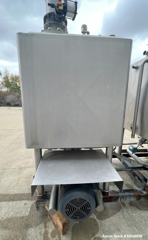 Walker Stainless Model Liquiverter 300 Gallon Jacketed Stainless Steel Likwifier