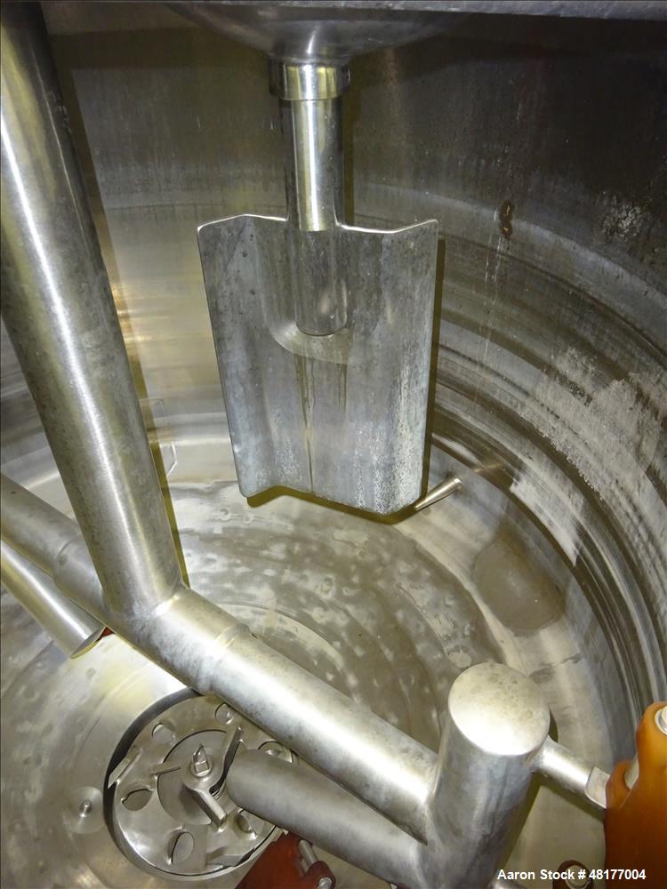Used Walker Stainless PZ Multi-Mixer, Model PZ Multi-Mixer, 200 Gallon, 316L St