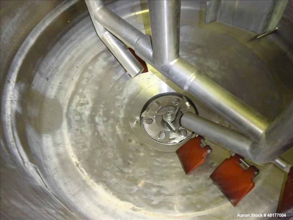 Used Walker Stainless PZ Multi-Mixer, Model PZ Multi-Mixer, 200 Gallon, 316L St