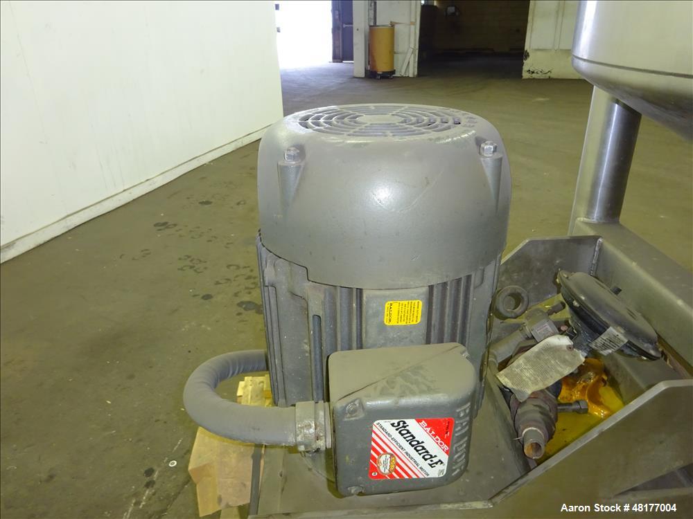 Used Walker Stainless PZ Multi-Mixer, Model PZ Multi-Mixer, 200 Gallon, 316L St