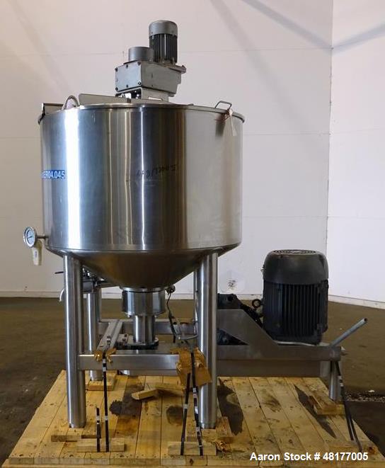 Used- Walker Stainless PZ Multi-Mixer, Model PZ Multi-Mixer, 200 Gallon