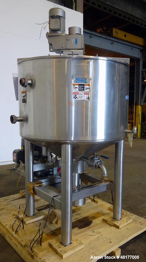 Used- Walker Stainless PZ Multi-Mixer, Model PZ Multi-Mixer, 200 Gallon