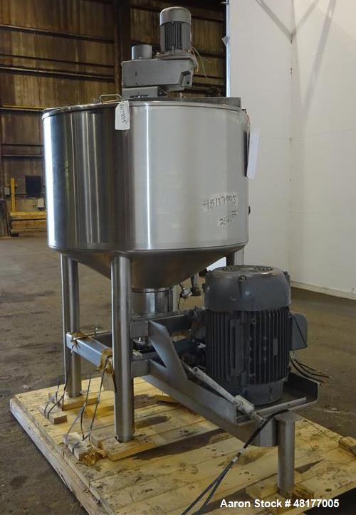 Used- Walker Stainless PZ Multi-Mixer, Model PZ Multi-Mixer, 200 Gallon