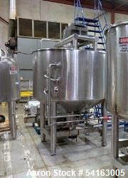Used Walker Stainless Jacketed 500 Galon Stainless Liquifier/Multi-Motion Mixer, Model PZ-MM. 316L stainless steel. Jacket r...
