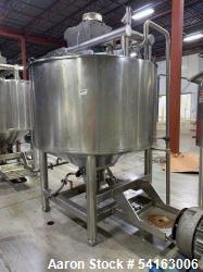 Used Walker Stainless Jacketed 500 Galon Stainless Liquifier/Multi-Motion Mixer, Model PZ-MM. 316L stainless steel. Jacket r...