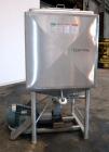 Used APV Crepaco Flex-Mix Liquiverter, 300 Gallon, 304 Stainless Steel. Jacketed tank 40” wide x 40” long x approximately 45” deep, rated 59 psi at 350 degrees F. 12” Bottom impeller, driven by a 30 ...