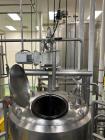 APV 300 Gallon Round Bottom Drive Jacketed Likwifier With Top Driven Scrape Agit