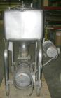 USED: APV 50 gallon vertical rectangular liquifier, 304 stainless steel. 26