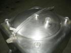 USED: APV 50 gallon vertical rectangular liquifier, 304 stainless steel. 26
