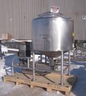 Used-  Breddo Likwifier, 300 Gallon, Model LOR, 304 Stainless Steel.  Non-jacketed tank 54