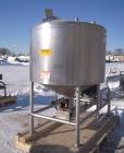 Used Breddo Likwifier, 300 Gallon, Model LOR, 304 Stainless Steel.  Non-jacketed tank 54