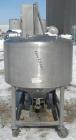 Used Breddo Likwifier, 100 Gallon, Model LOR, 304 stainless steel. Non-jacketed tank 42