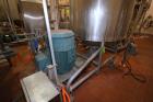 Used-Breddo 300 Gal. Stainless Steel Likwifier, Model # LOR, Serial # 315752-1 0540065, with Reliance 60 hp Offset Motor, 17...