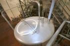 Used Breddo 300 Gal. Stainless Steel Likwifier, Model # LOR, Serial # 315752-1 0540065, with Reliance 60 hp Offset Motor, 1780 RPM, Mounted on Load Cells.