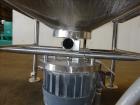 Used- Breddo Likwifier, Approximately 300 Gallon, Stainless steel, Jacket.