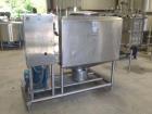Used Cherry-Burrell 300 Gallon Jacketed Liquifier. Jacket rated 100 PSI at 300 Deg.F.  40 HP, 1770 RPM, 208-230/460 volt WEG belt drive. Has Cutler Hammer control box with size 3 starter. Skid is app...