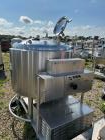 Used Letsch 250 Gallon Stainless Steel Pressure Vessel / Likwifier – 316L, Jacketed, Cone Bottom, Portable