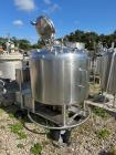Used Letsch 250 Gallon Stainless Steel Pressure Vessel / Likwifier – 316L, Jacketed, Cone Bottom, Portable