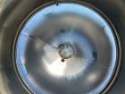 Used Letsch 250 Gallon Stainless Steel Pressure Vessel / Likwifier – 316L, Jacketed, Cone Bottom, Portable
