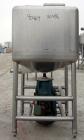 USED- Norman Machinery Co Likwifier, Model DH-100, 100 Gallon Capacity, 304 Stainless Steel. Non-jacketed chamber 32