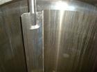 Used Walker Stainless Liquifier, 500 Gallon, model PV-Liquiverter, 316L stainless steel, vertical. Jacketed tank 52'' diameter x 60'' straight side, dished top, coned bottom. #4 Sanitary internal rat...