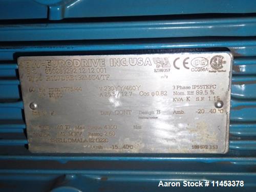 Used Eirich Mixer, Model RV-15.