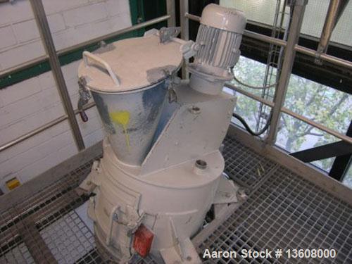 Used Fa.Ruberg Mischtechnik-Paderborn Mixer, type VM 100. Stainless steel construction on product contact parts. Working capacity 26.46 gallon (100 liter). Non-jacketed, (1) feed hopper, (1) inspecti...