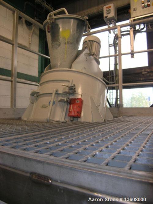 Used Fa.Ruberg Mischtechnik-Paderborn Mixer, type VM 100. Stainless steel construction on product contact parts. Working capacity 26.46 gallon (100 liter). Non-jacketed, (1) feed hopper, (1) inspecti...