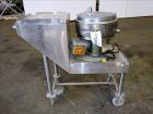 Used Cincinnati Lab Mix Muller, 304 Stainless Steel.