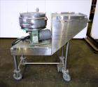 Used Cincinnati Lab Mix Muller, 304 Stainless Steel.