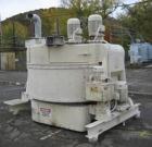 Used-Eirich Model DE22 Mixer. Built 1974, 54 cubic feet working capacity, 80 cubic feet total capacity. High speed rotor, 75...