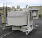 Used-Eirich Model DE22 Mixer. Built 1974, 54 cubic feet working capacity, 80 cubic feet total capacity. High speed rotor, 75...